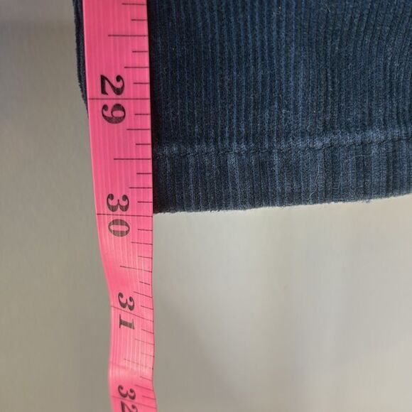 EXPRESS Mens Y2K Blue Corduroy Jeans Pants 32 - Picture 5 of 8